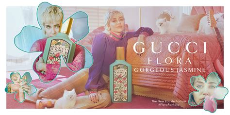 gucci flora advert girl|gucci fragrance miley cyrus.